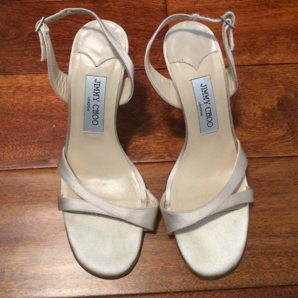 Jimmy Choo satin dress shoes