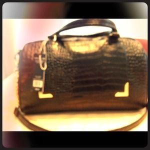 Olivia + Joy Melialuna  Black Satchel