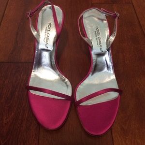 NBW Dolce and Gabbana fuchsia heels