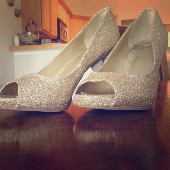 Gold heels
