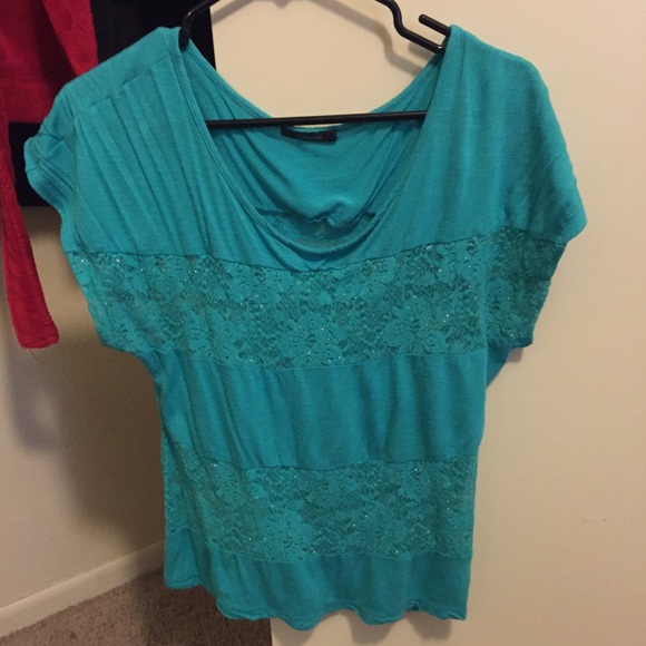 Lace Sparkle Top