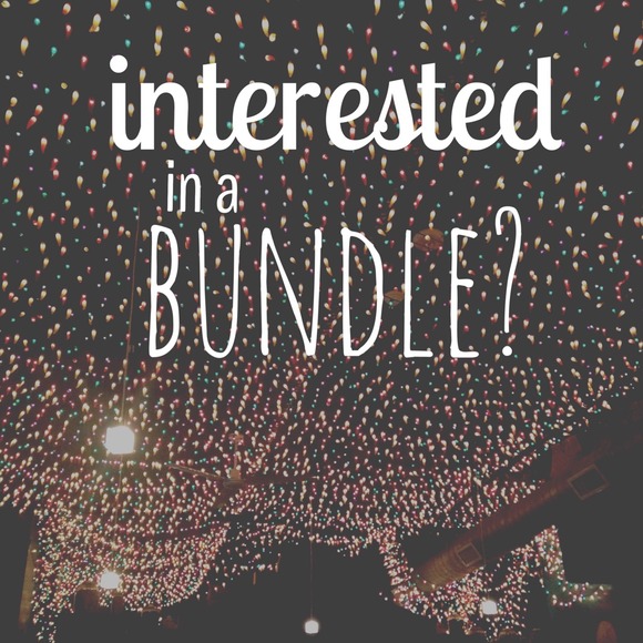 •$5 off any items you'd like to bundle together!•