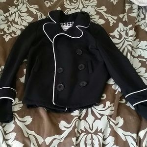 Cute kids black jacket size 7