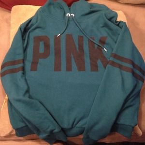 VS PINK TEAL HOODIE