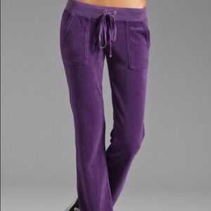 Velour juicy couture purple pants xl comfy soft