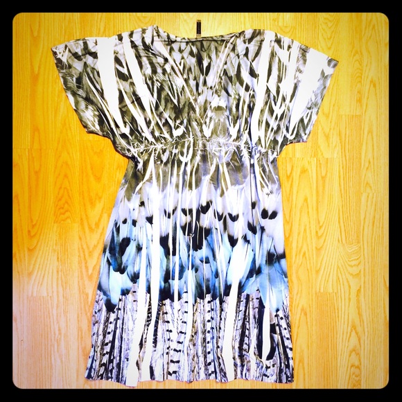 Grey & Blue Dress