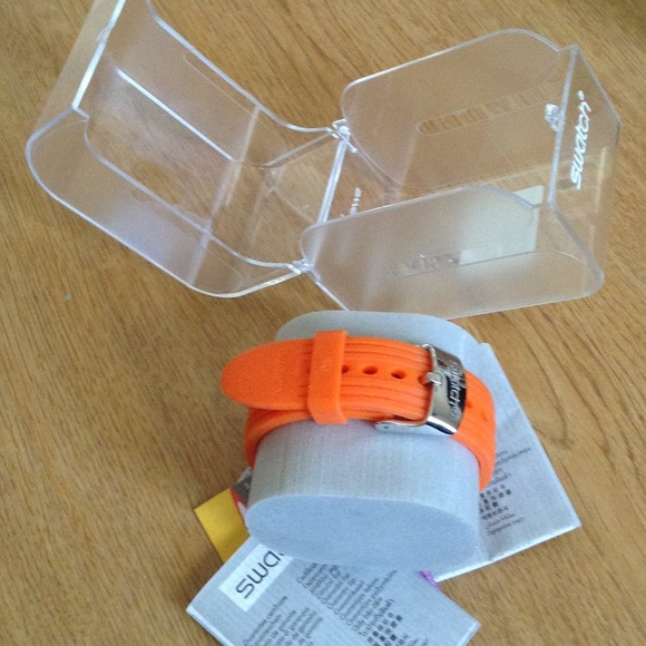 Orange swatch watch - Picture 2 of 4