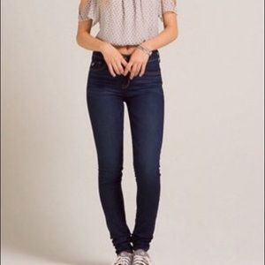 Hollister Dark Wash Mid-High Rise Jeans