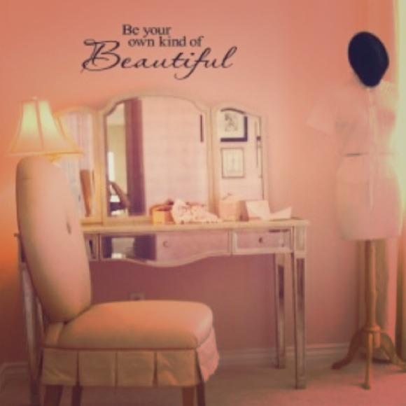 Be Your Own Kind of Beautiful wall art decal