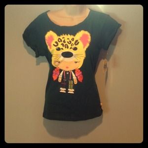 Harajuku Lioness Green TShirt