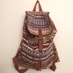 Brown backpack