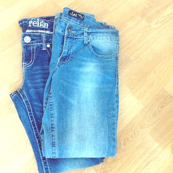 2 pair jeans