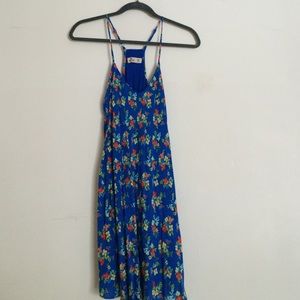 Hollister blue floral dress size M