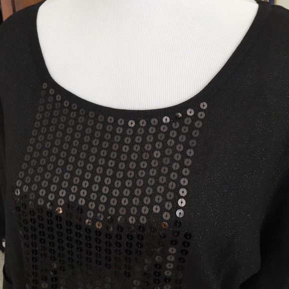 Fever Black Sequin Dress - Picture 3 of 4