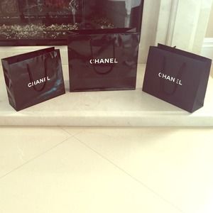 3 chanel gift bags