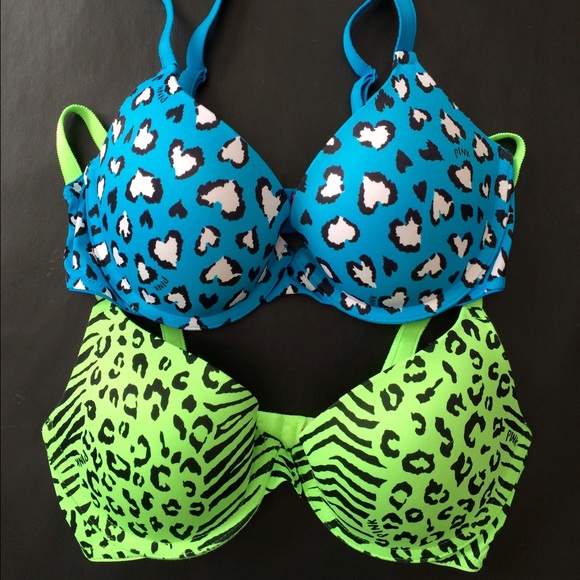 Gently worn Victoria Secret Pink bras. 32C. 2/$30!