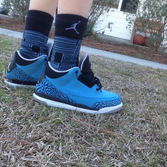 👌sold💦 Jordan 3 "Powder Blue" - Picture 4 of 4