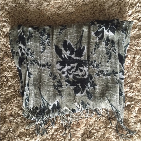 SOLD Floral scarf