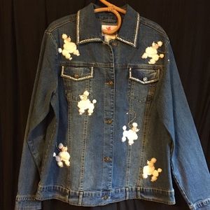 Quaker Factory denim poodle jacket!