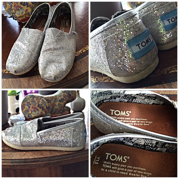 Youth 1.5 Classic Silver Sparkle TOMS.