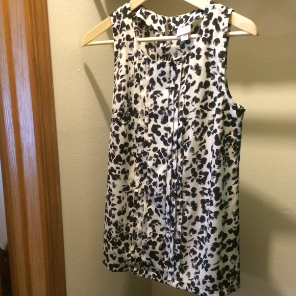 Black and White Dress Top