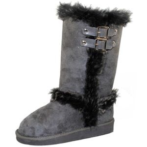 HOST PICK🎉🎉 5/12/15-BRAND NEW Gray Fur Boots