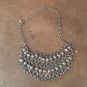 💥SOLD💥Silver statement necklace