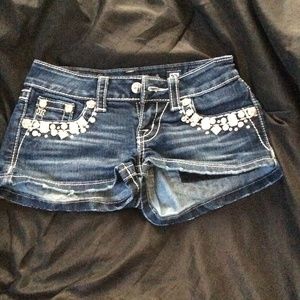 Miss me size 23 bling shorts