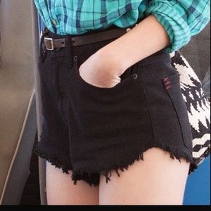 Urban Outfitters Black High Rise Cheeky