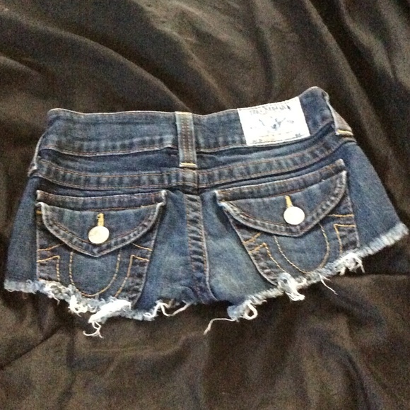 Denim true religion shorts