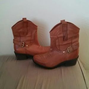 Franco Sarto cowboy inspired boots