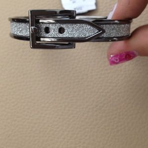 Express belt buckle bracelet.