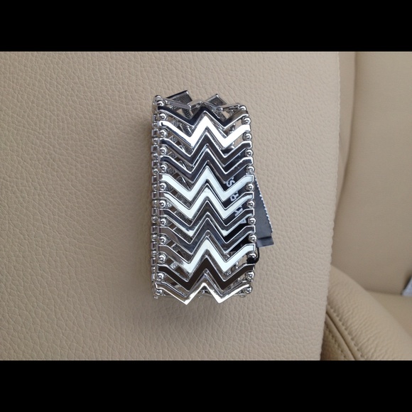 Express chevron inspired bracelet.