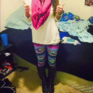 Aztec print leggings