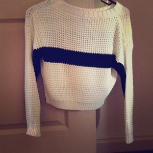 Crop sweater