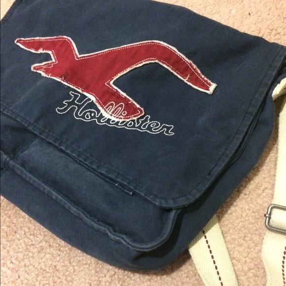 Navy blue messenger bag