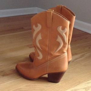 💖Tan and Beige Cowboy Boots💖