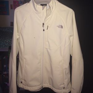 White Women's North Face Jacket, Size Large