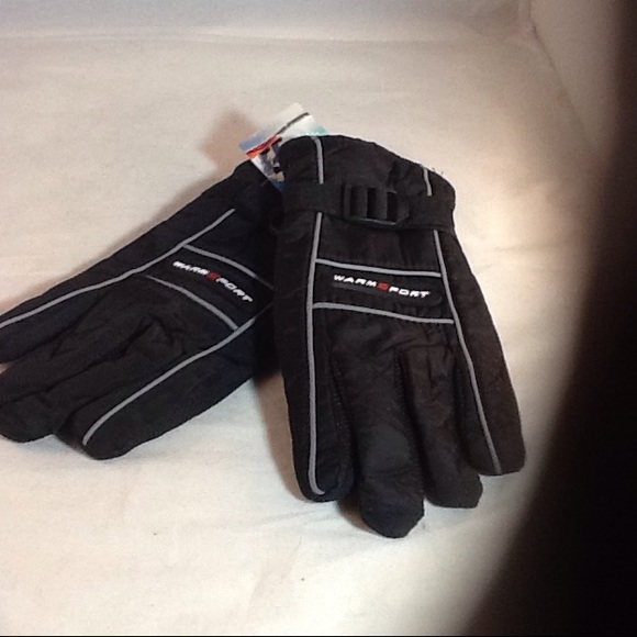 Warmsport Black Gloves - Picture 1 of 2