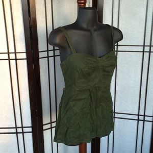 Patagonia green fitted tank