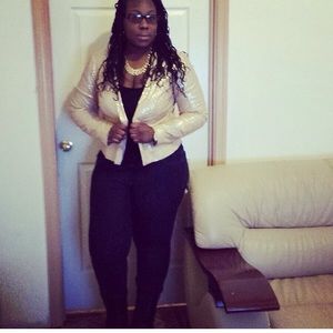 Worn once gold blazer