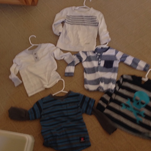 SOLD in bundle!!!!!!! 18 month boy shirts