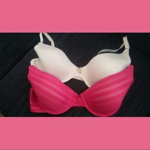 2 Full-coverage Bras and dress bundle