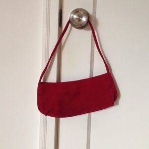 L.k. Bennett mini suede handbag