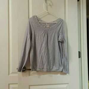 🌸Light weight grey top