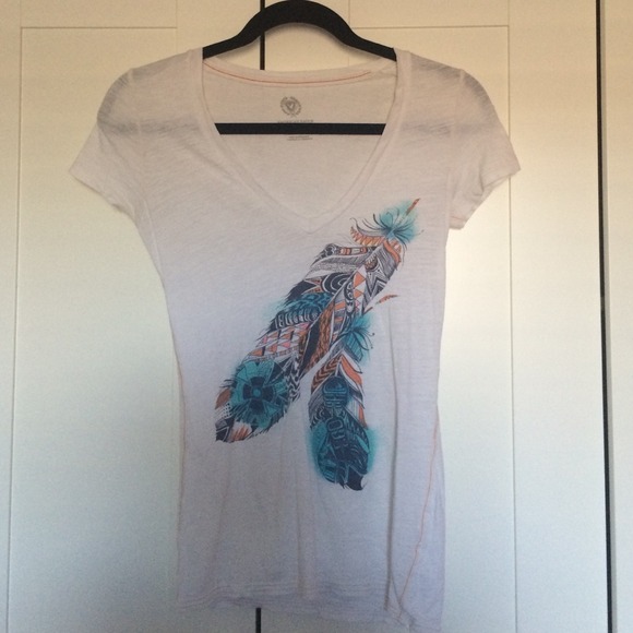 White American eagle t shirt
