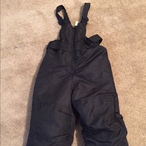 2t black boy snow suit