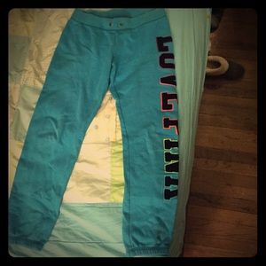 Electric blue Pink by Victoria secret sweat pants