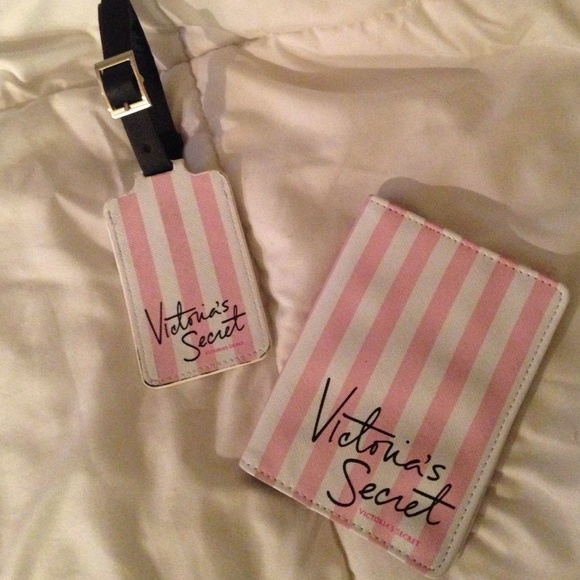 Victoria's Secret Luggage Tag and Passport Holder