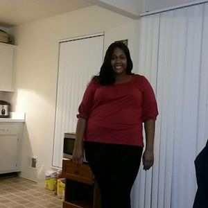 Solid  Dark Red Shirt